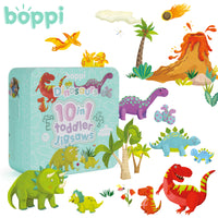 Dinosaur 10 in 1 Toddler Jigsaw Puzzle - Anilas UK