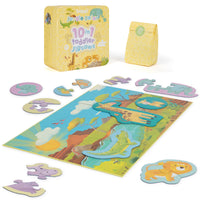 Jungle Safari 10 in 1 Toddler Jigsaw Puzzle - Anilas UK