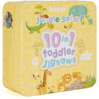 
              Jungle Safari 10 in 1 Toddler Jigsaw Puzzle - Anilas UK
            