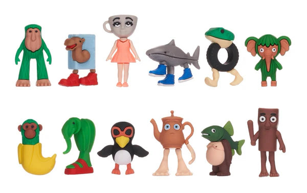 Extreme Brain Rot Blind Box 8cm Figure - 12 Assorted Designs. - Anilas UK