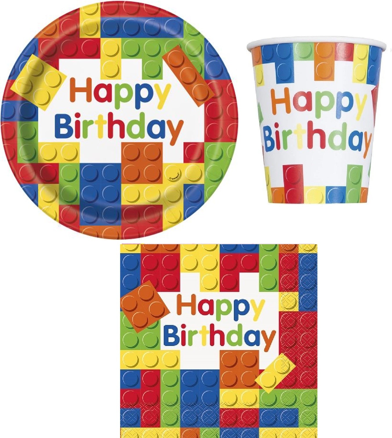 Anila's Bricks Party Pack for 16 people - Anilas UK
