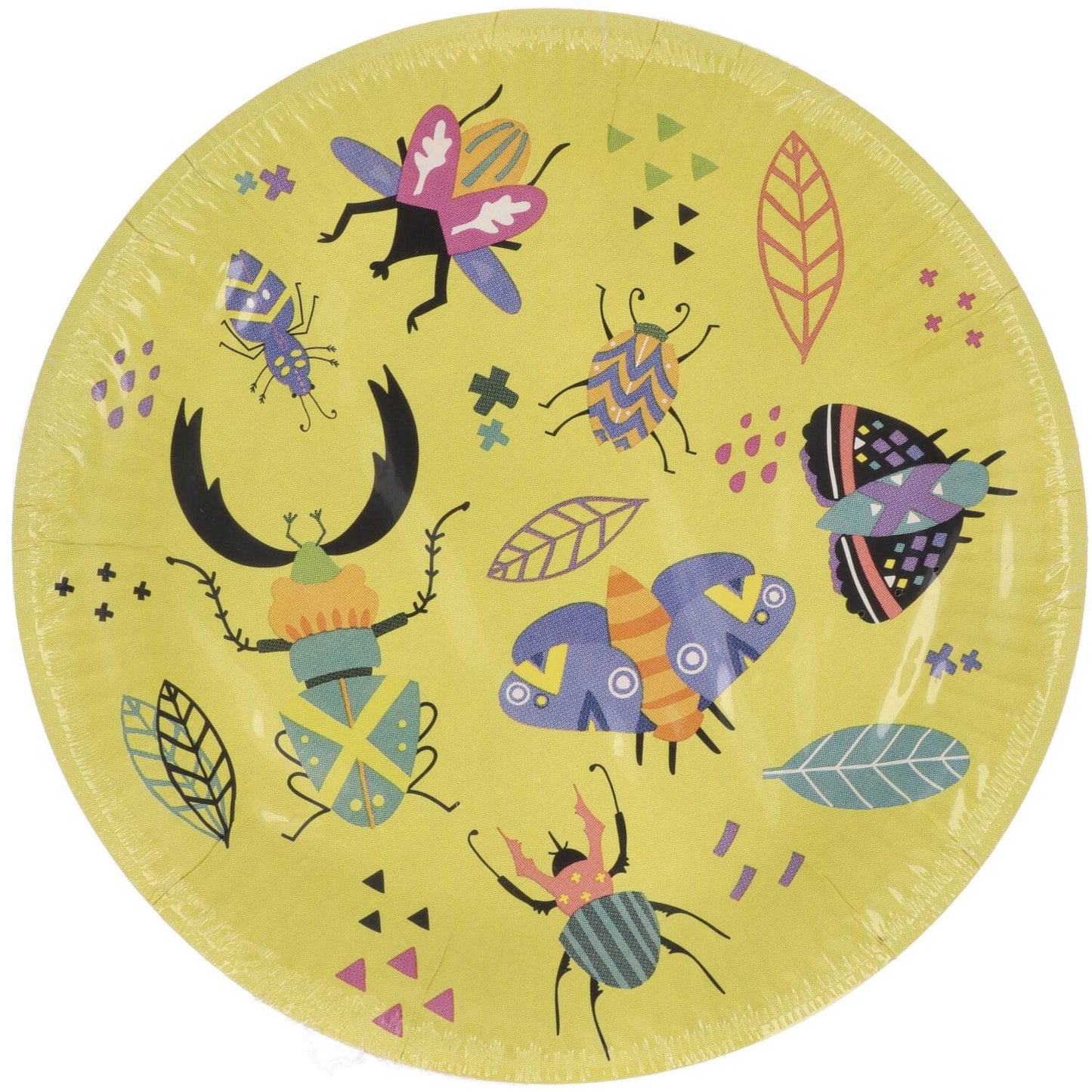 Buzzing Bugs Paper Plates - 23cm (Pack of 8) - Anilas UK