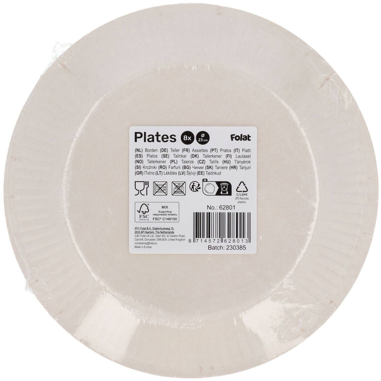 Buzzing Bugs Paper Plates - 23cm (Pack of 8) - Anilas UK
