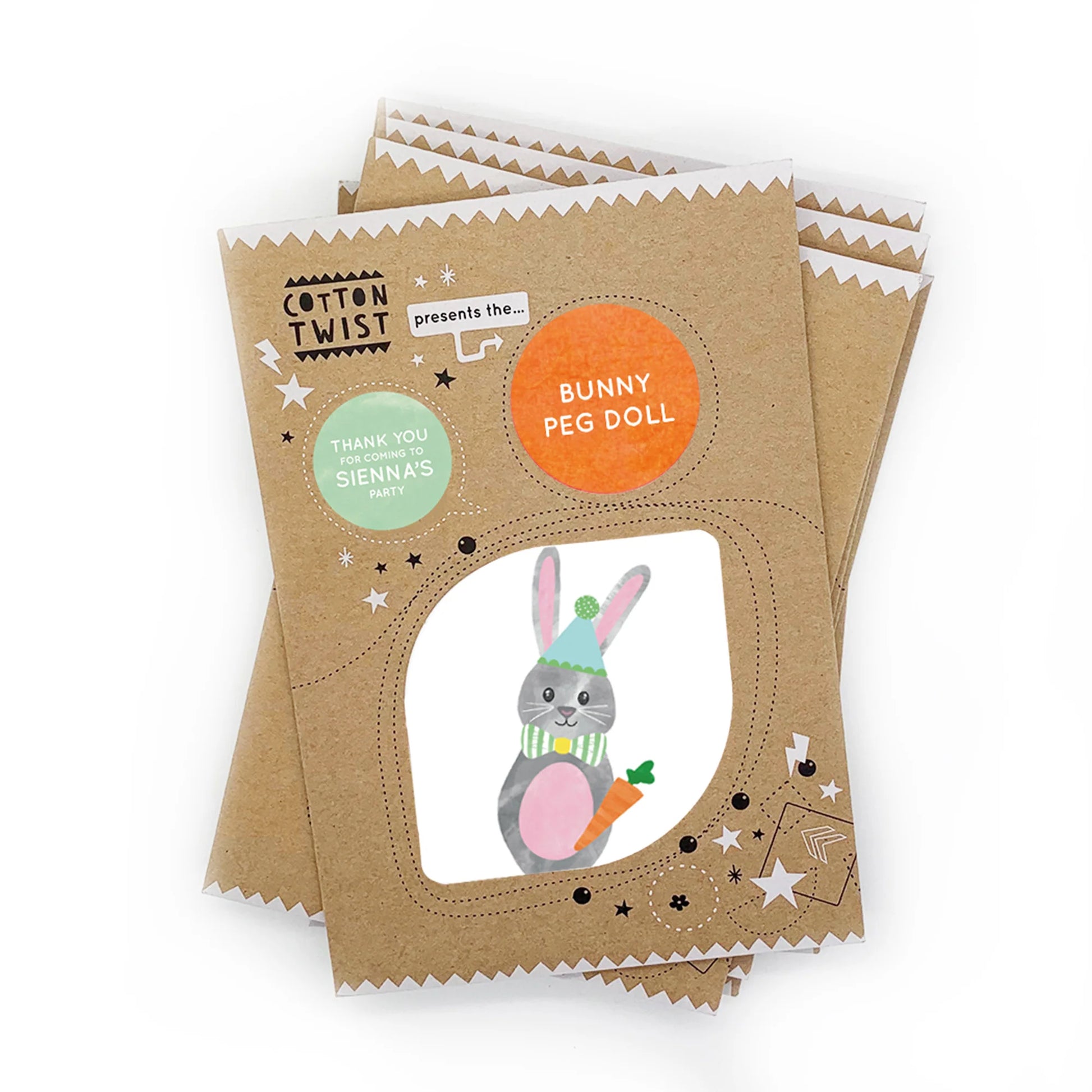 Make Your Own Bunny Peg Doll - Anilas UK