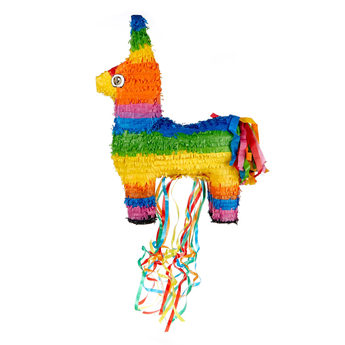 Burro Pull Pinata, Rainbow Donkey, 55 cm, Kids’ Party Game