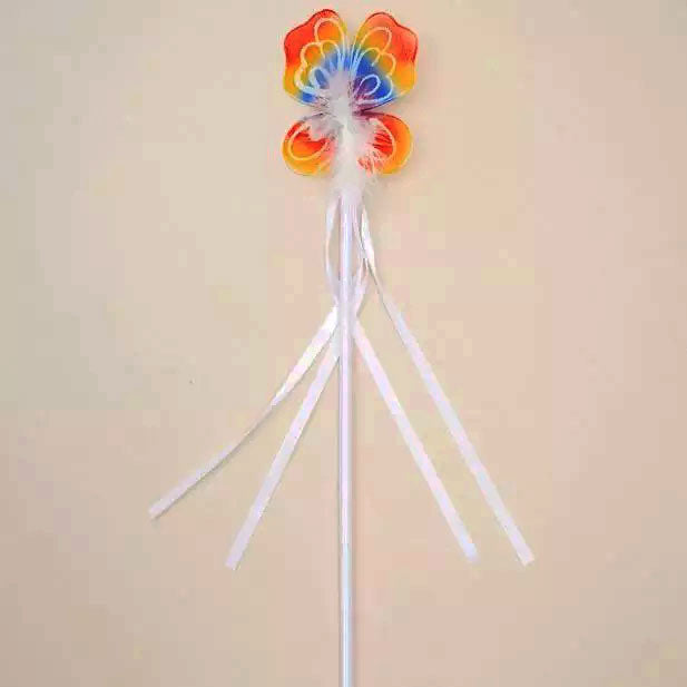 Rainbow Butterfly Wand