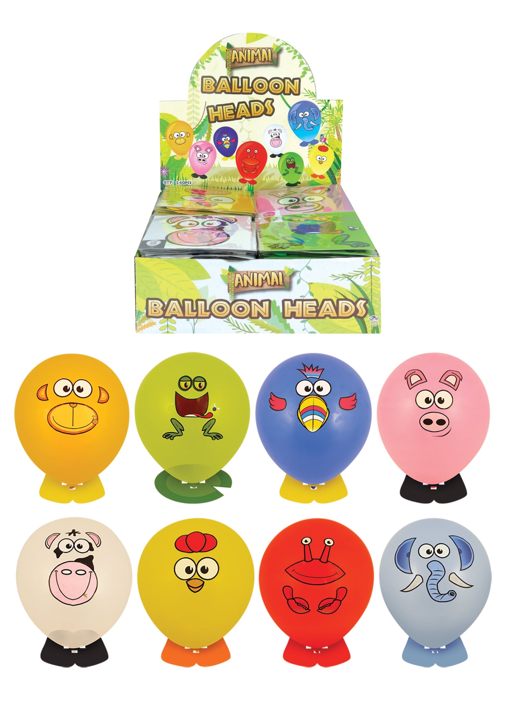 Balloon Animal Head with Feet and Stickers - Anilas UK