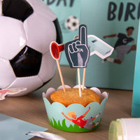 
              Cupcake Deco Set - Fantastic Football (6 sets) - Anilas UK
            