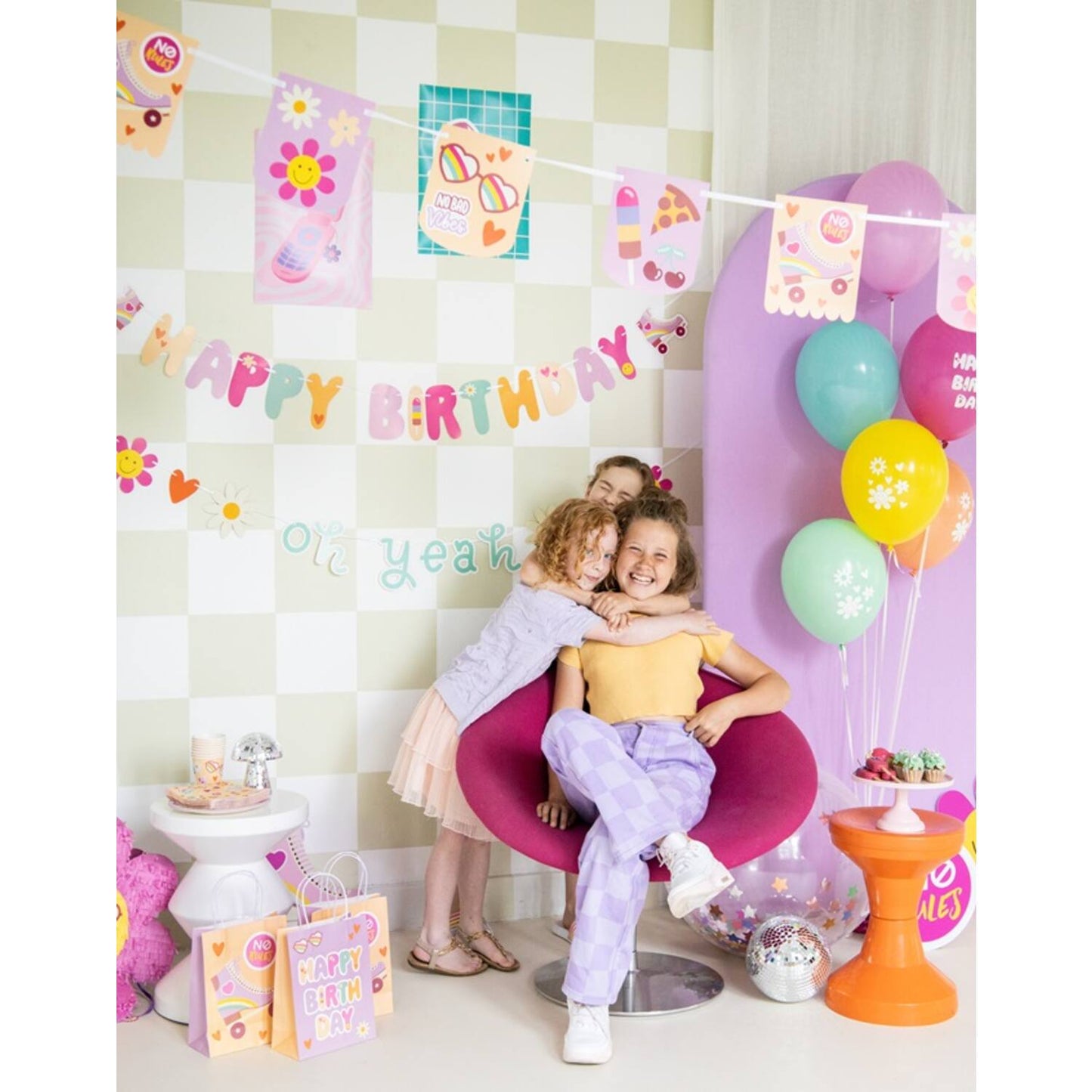 Flag Banner - Boho Girlz - 6 meter - Anilas UK