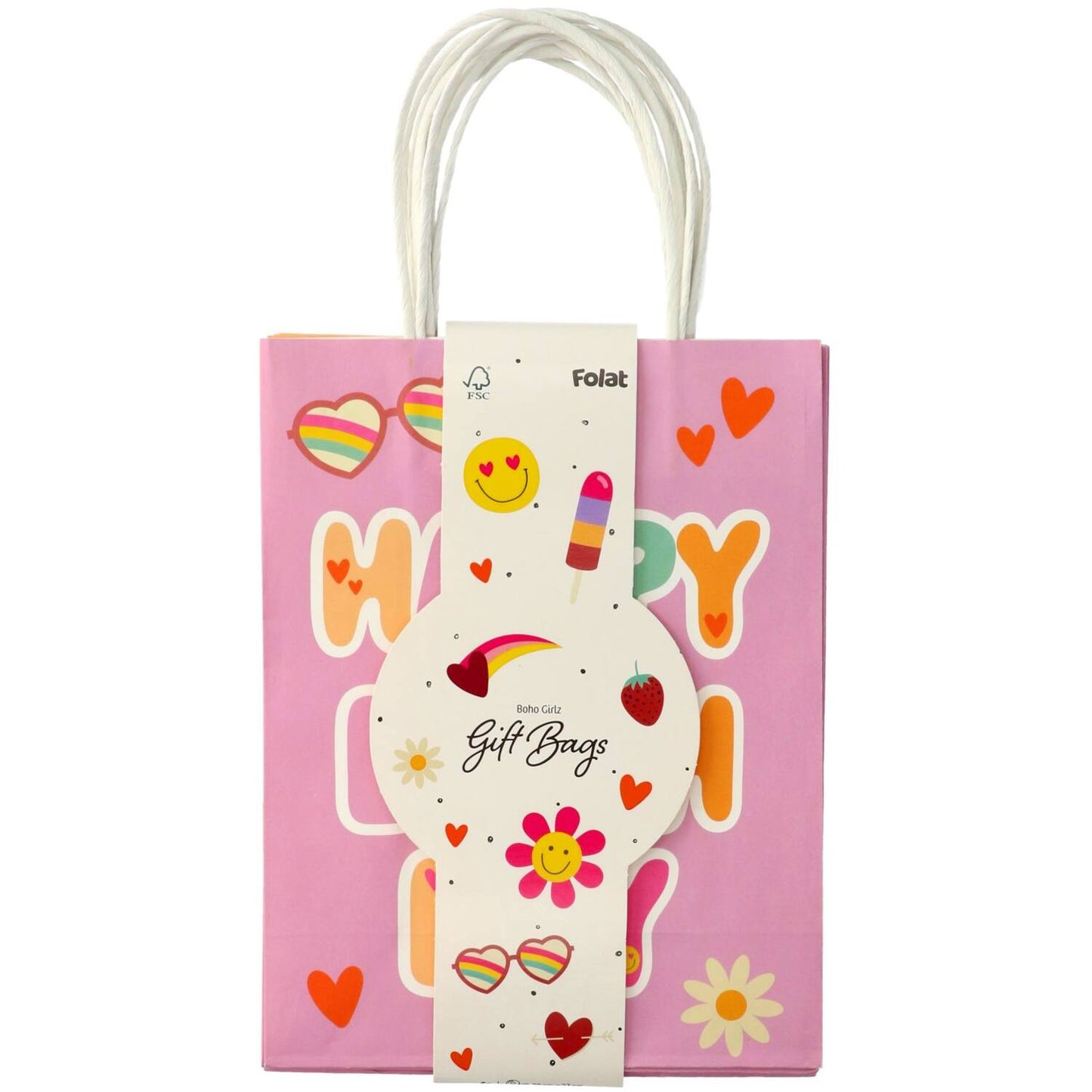 Boho Girlz Gift Bags (20x27 cm) - Anilas UK