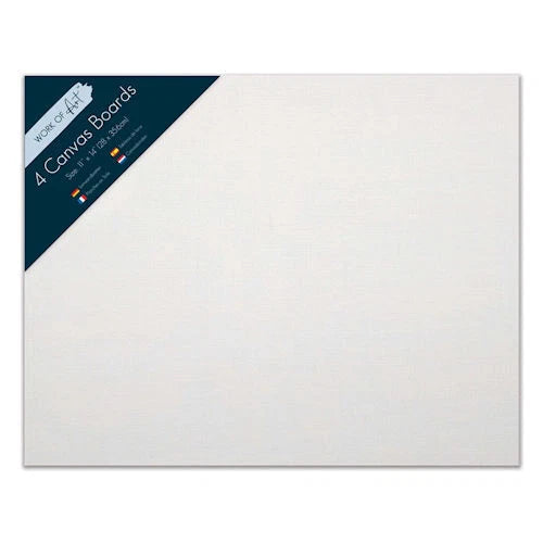 4-pack 11x14 high-quality canvas boards for painting