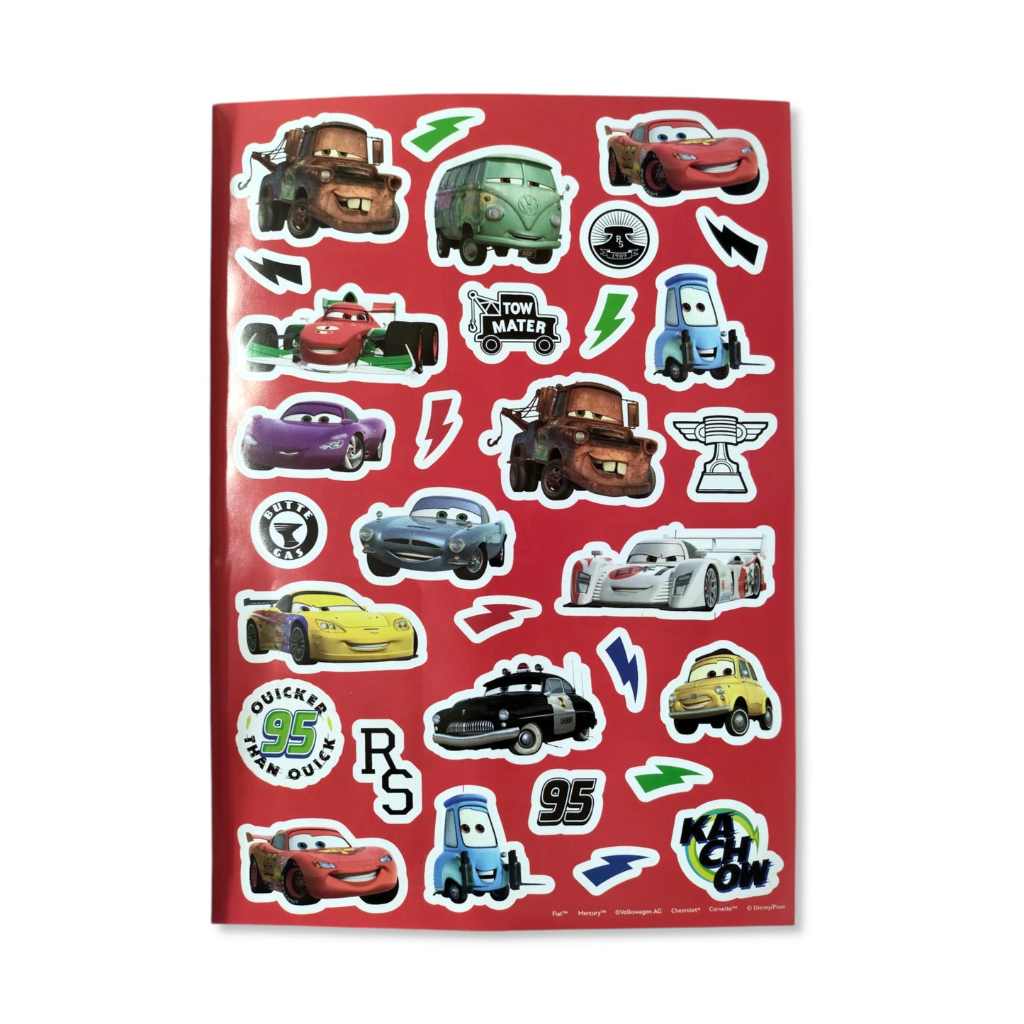 Disney Cars Colouring Book with Stickers & Pencils