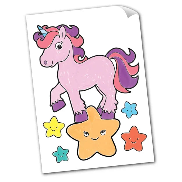 Unicorns, Mermaids and More Sticker and Colouring Book - Anilas UK