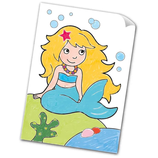 Unicorns, Mermaids and More Sticker and Colouring Book - Anilas UK