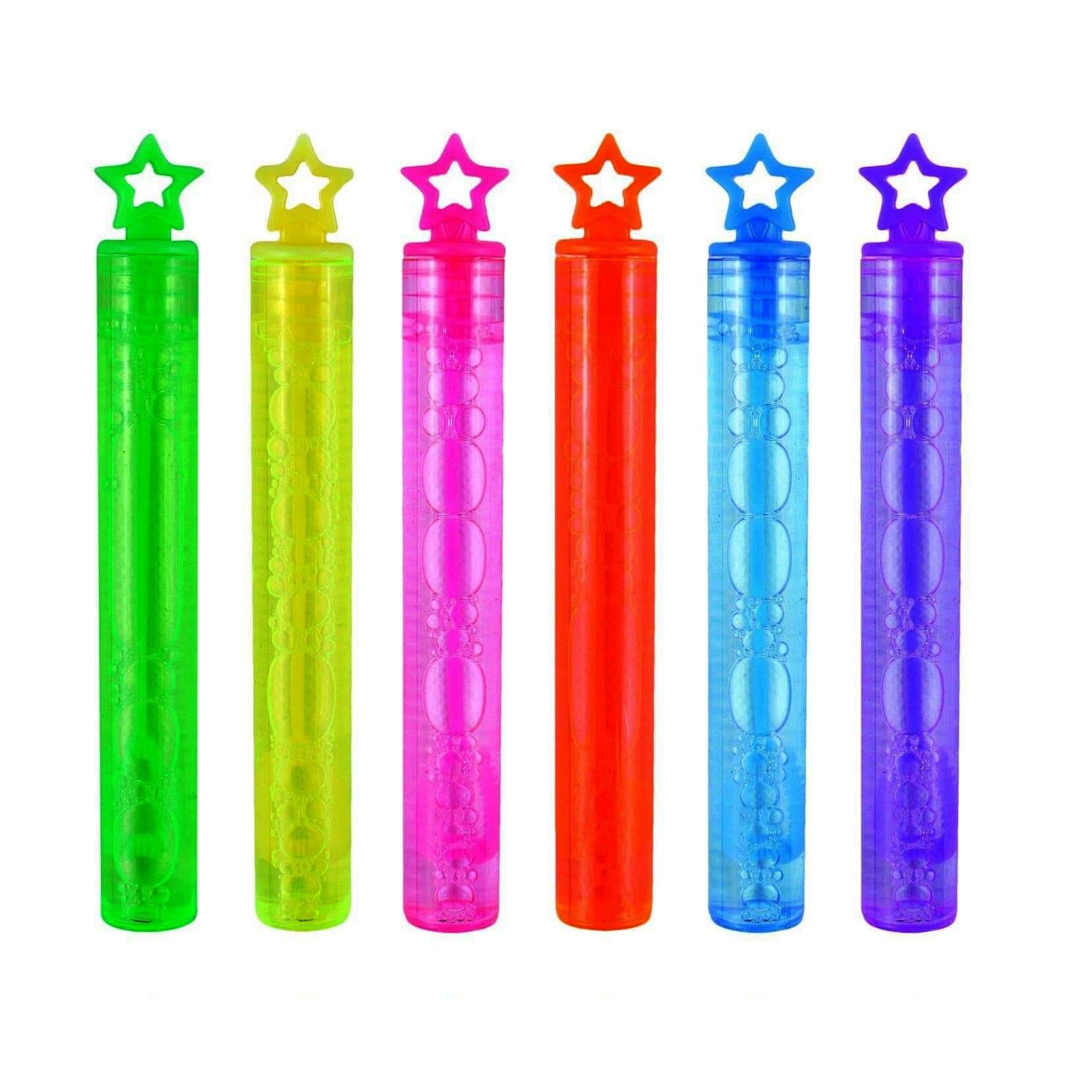 Neon Bubble Wand with Star Topper - Anilas UK