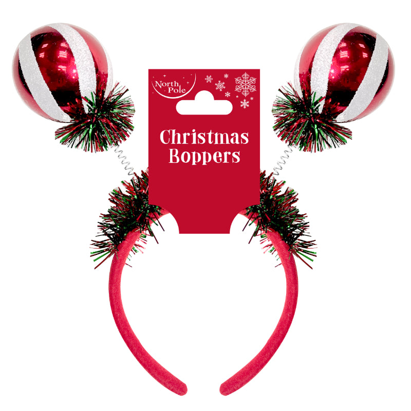 Christmas Bauble Head Boppers, 22 cm, Festive Accessory, 3+