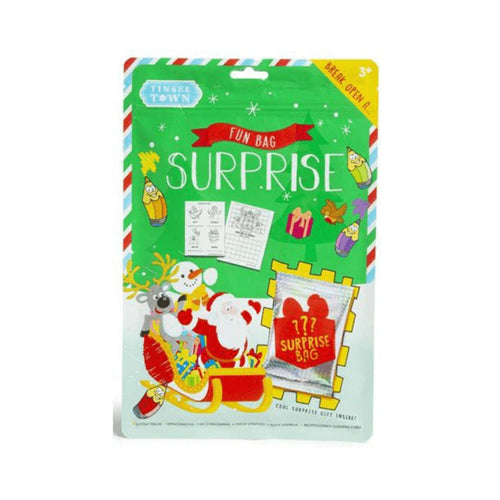 Christmas Fun Bag Surprise, 25 cm, Activity & Sticker Set, 3+