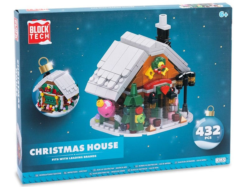 Large Christmas House Building Blocks set with 432 pieces