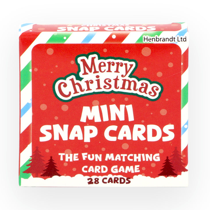 Christmas Mini Snap Cards set in festive packaging