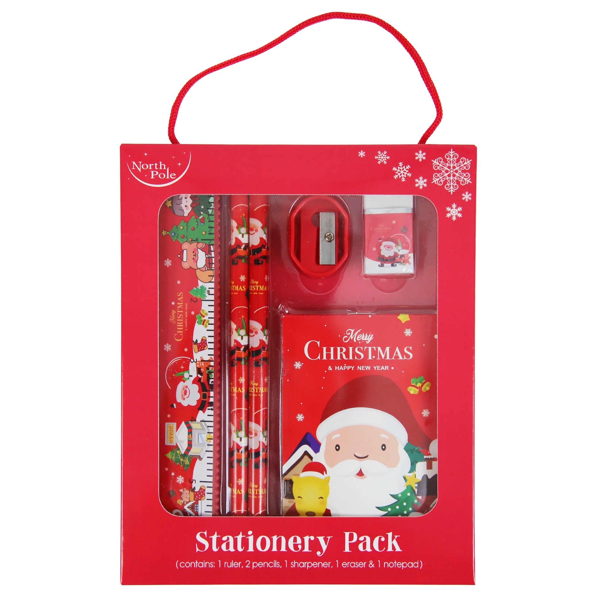 Christmas Stationery Pack, 14 cm, 6 Pieces, Ages 4+