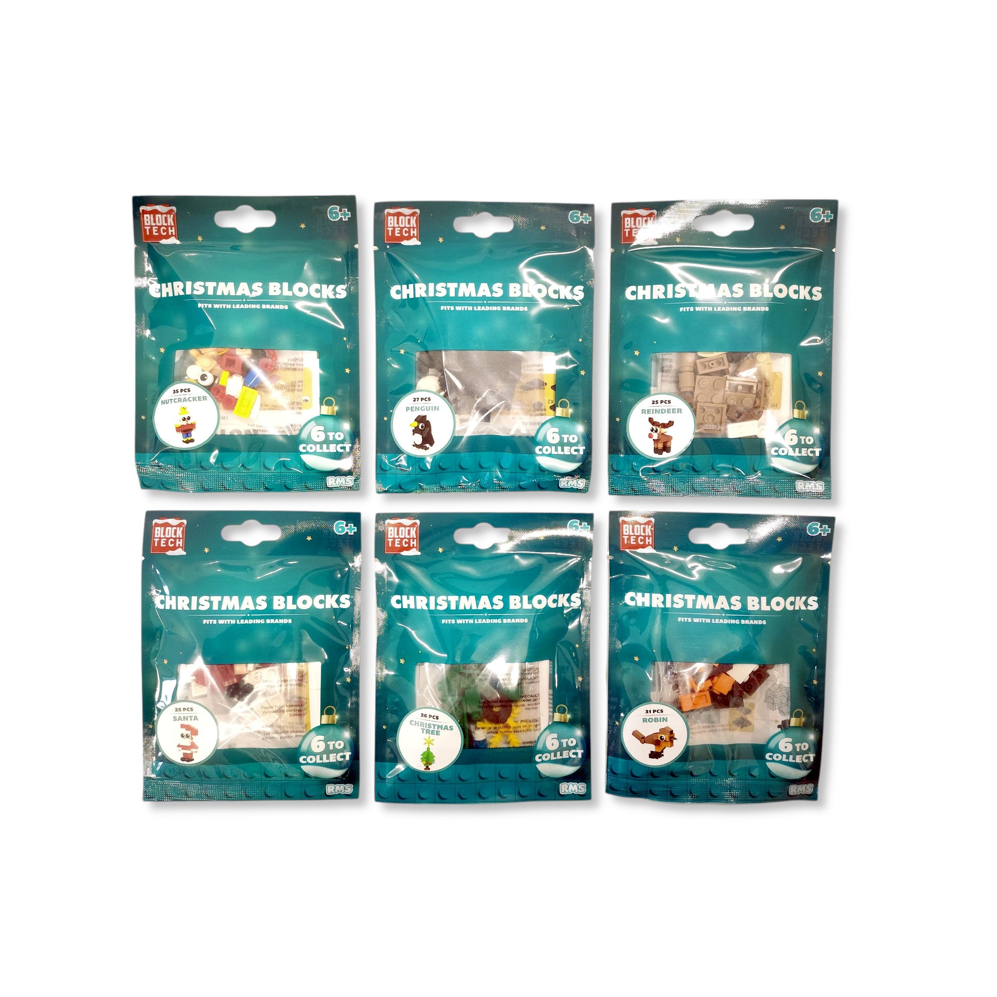 Christmas Blocks Block Tech Building Set - Anilas UK