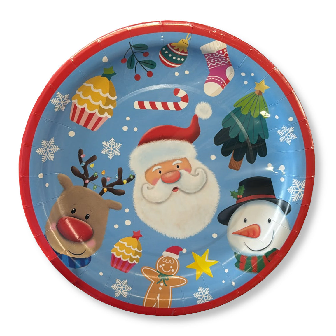 Christmas Children's Character Paper Plates - 23cm (Pack of 6)