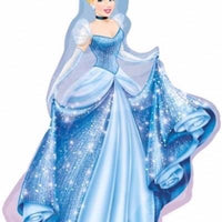 Disney Princess Cinderella Supershape 28 x 33 Inch Foil Balloon for kids’ parties
