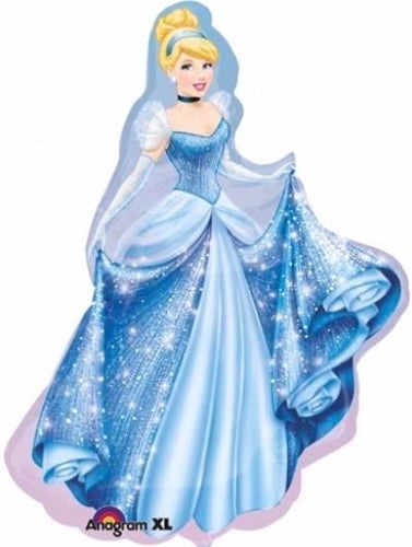 Disney Princess Cinderella Supershape 28 x 33 Inch Foil Balloon for kids’ parties