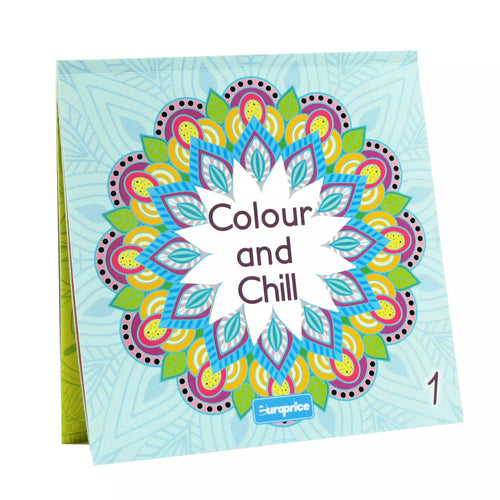 Colour and Chill 1 Adult Mandala Colouring Book for Relaxation
