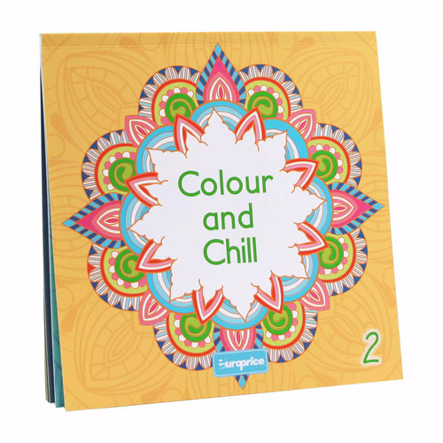  Colour and Chill 2 Adult Mandala Colouring Book for Relaxation