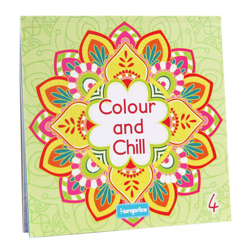 olour and Chill 4 Adult Mandala Colouring Book for Relaxation