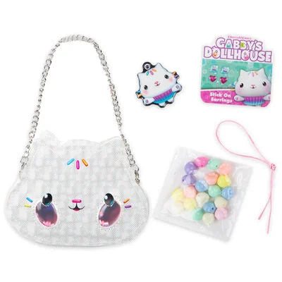 Crafting a bracelet with charms from the jewellery bag set