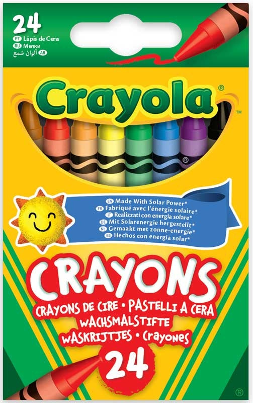 Crayola 24 Crayons Assorted Eco - Anilas UK