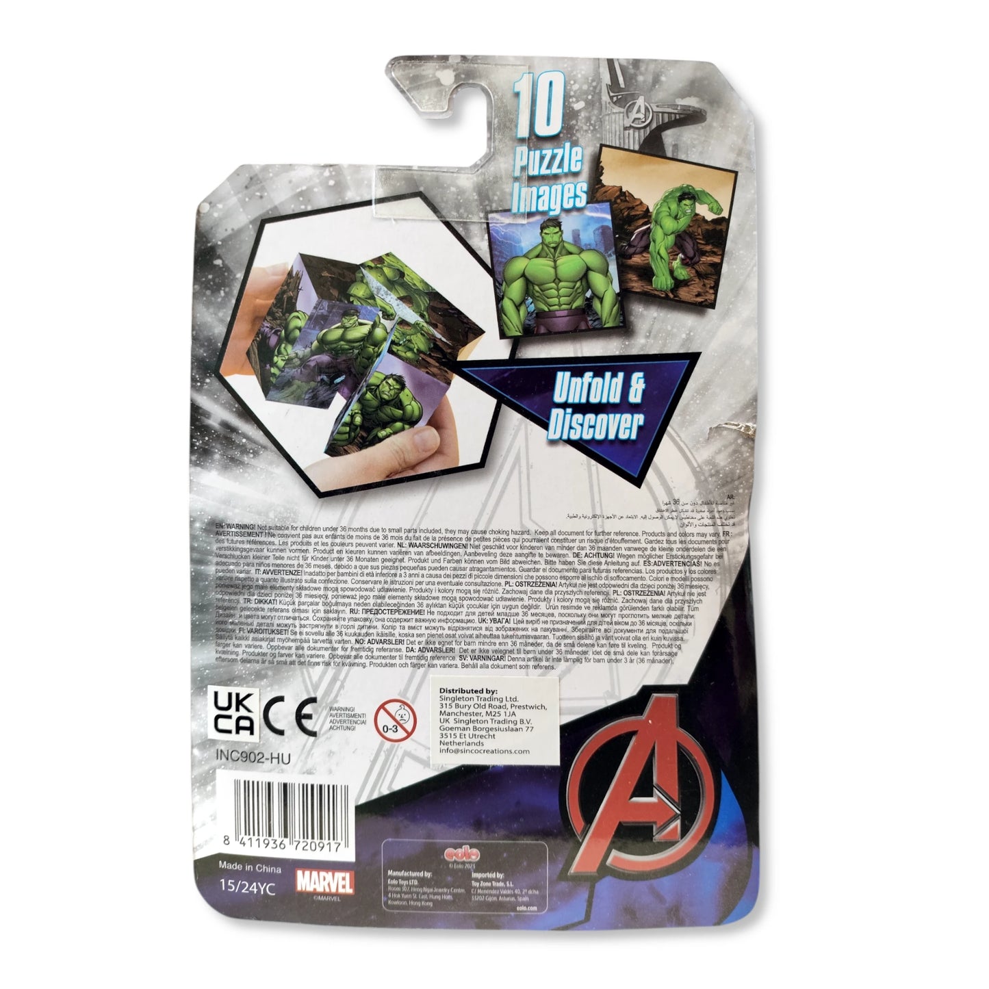 The Incredible Hulk Infinity Cube Toy