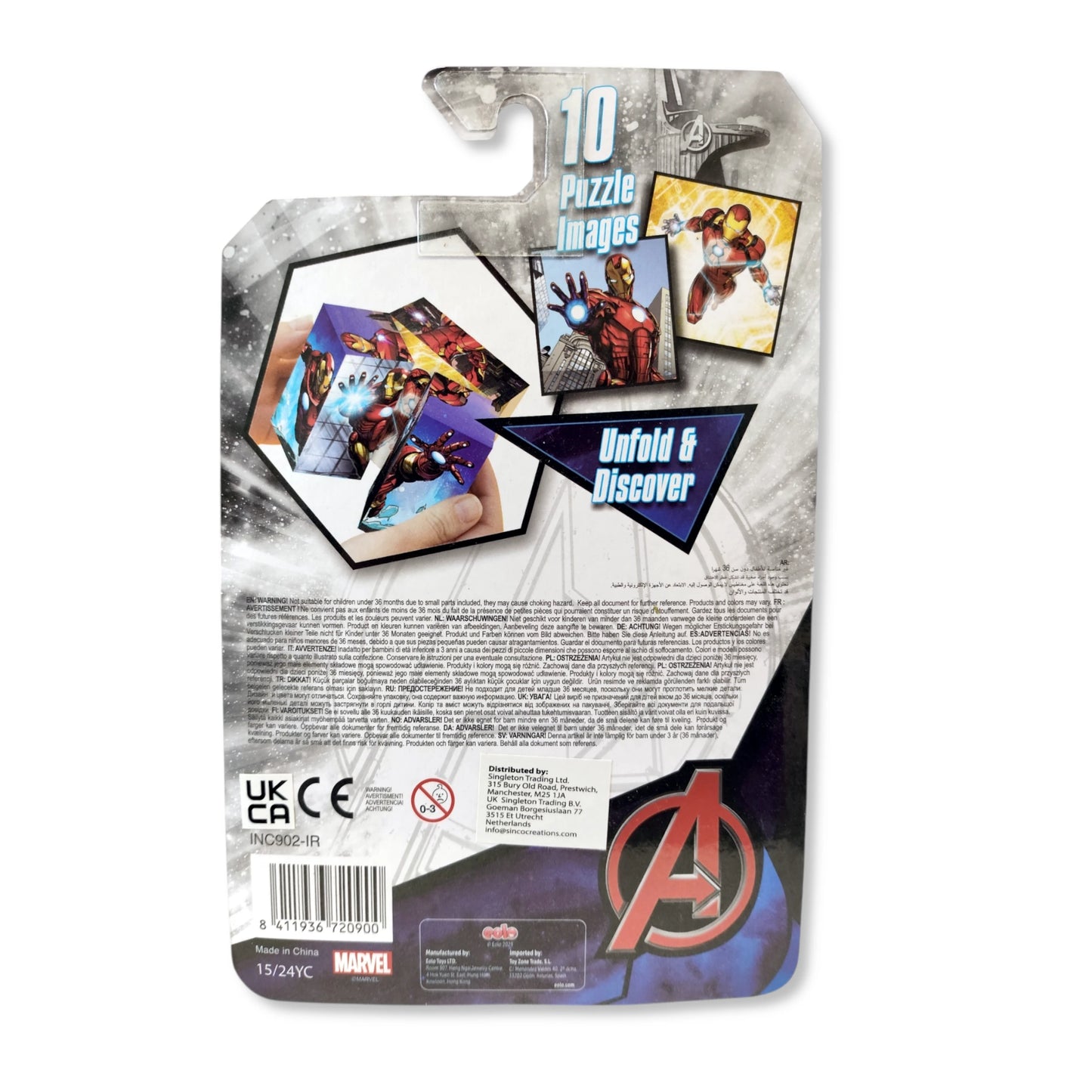 Avengers Iron Man Infinity Cube Toy