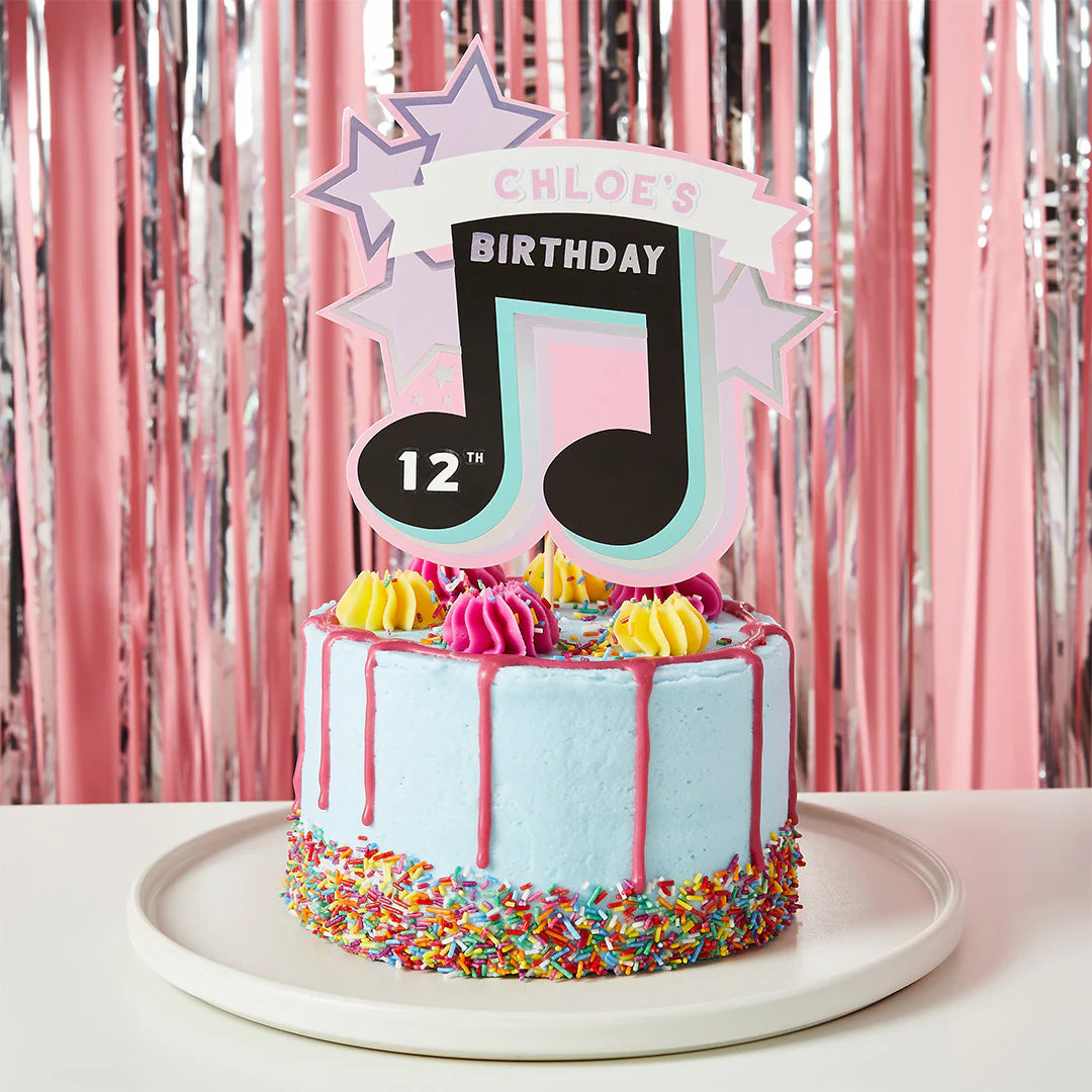 Lets Dance Custom Name Cake Topper - Anilas UK