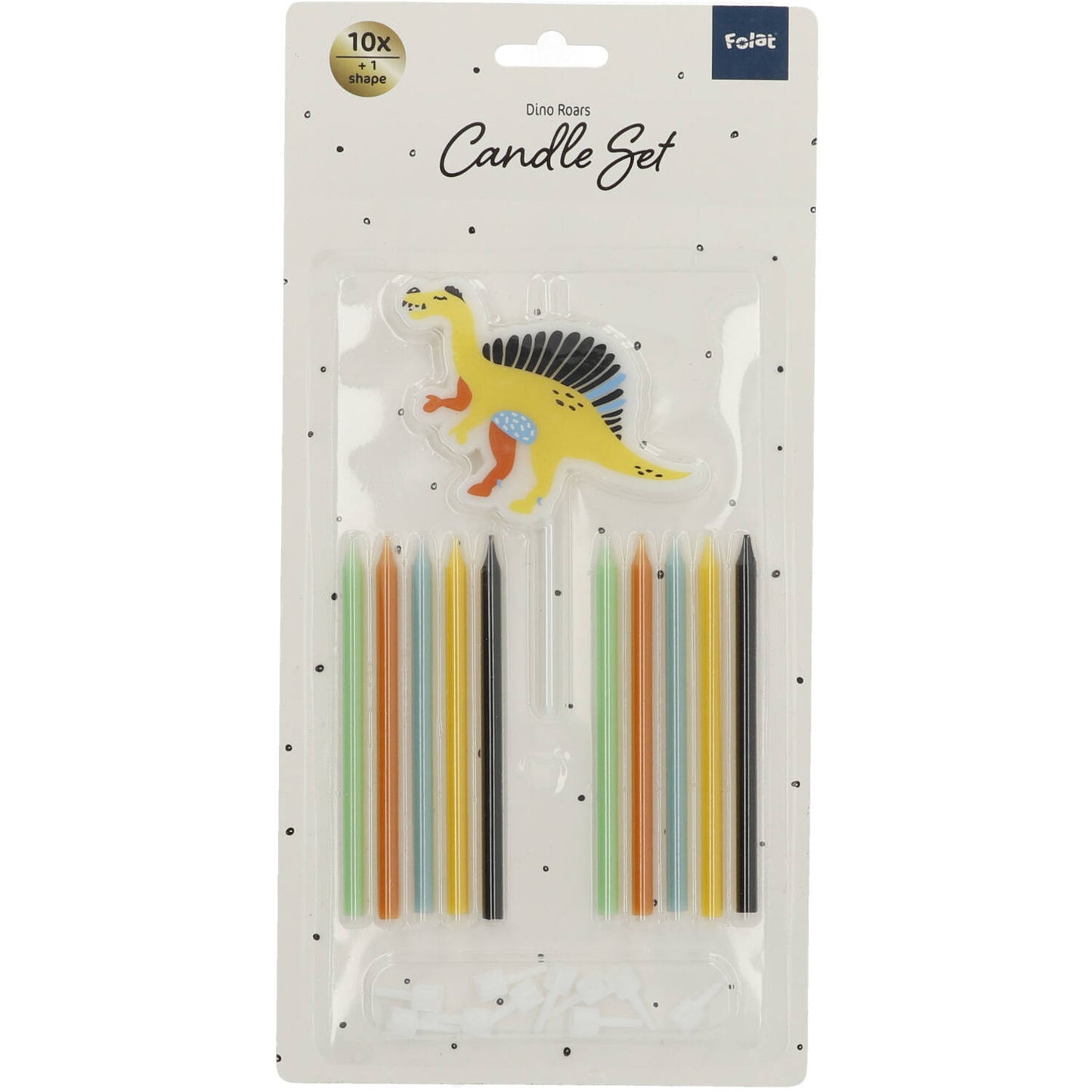 Candles - Dino Roars (10cm, 11 pieces) - Anilas UK