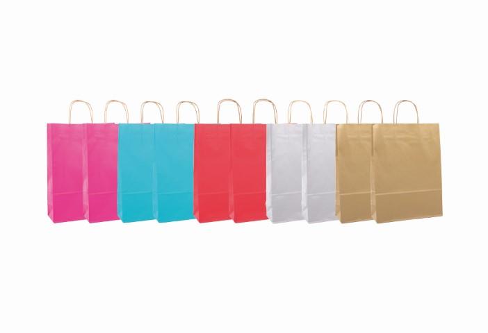 Coloured Large Gift Bags (10 pieces) - Anilas UK