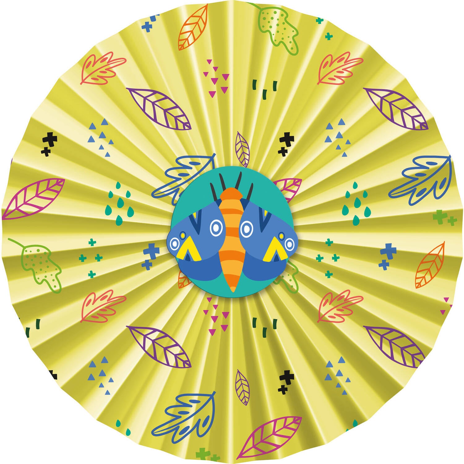 Deco Fan Set - Buzzing Bugs (3 pieces) - Anilas UK