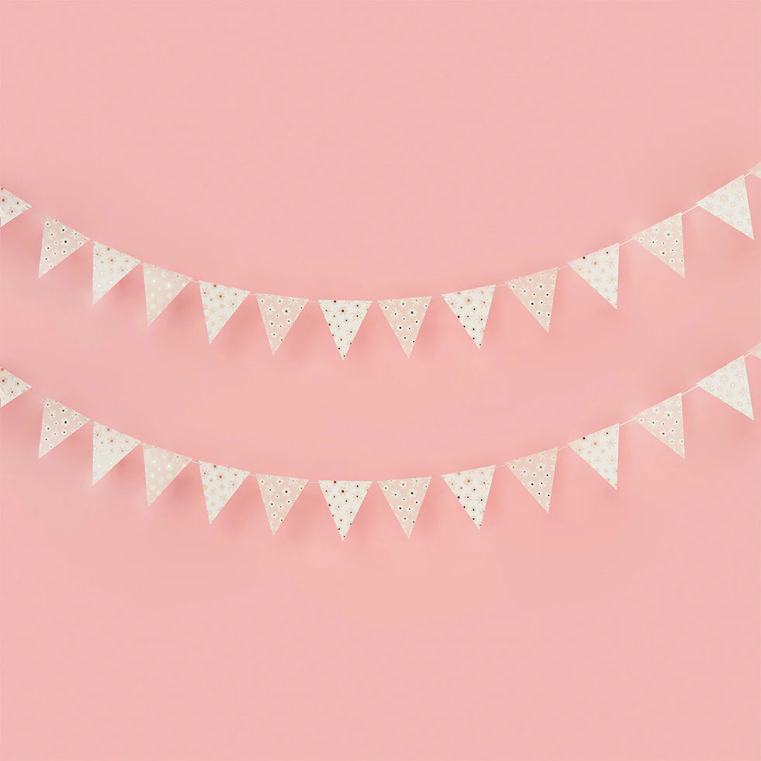 Daisy Paper Flag Bunting - 5m - Anilas UK