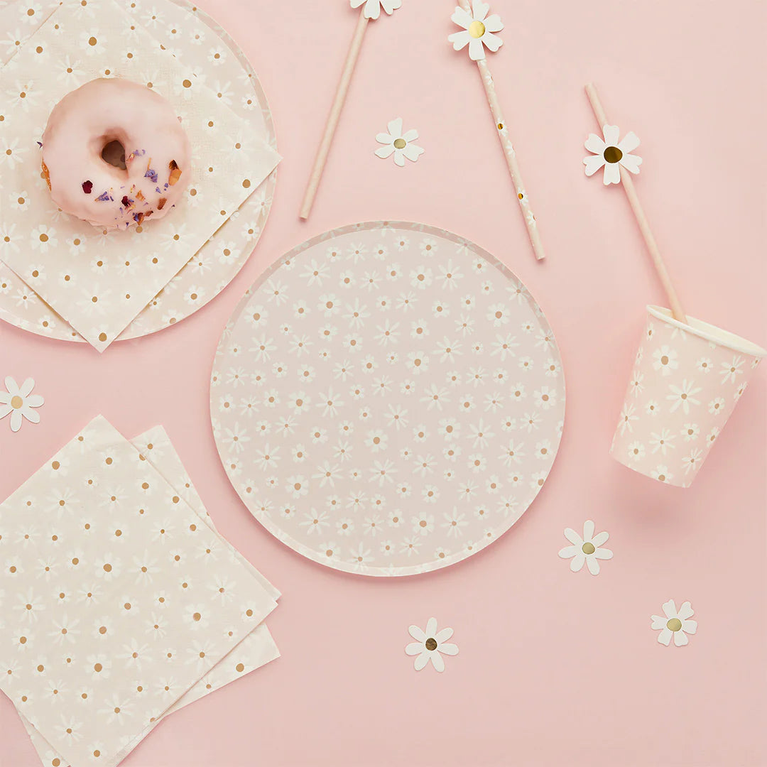 Daisy Paper Plates (Pack of 8) - Anilas UK
