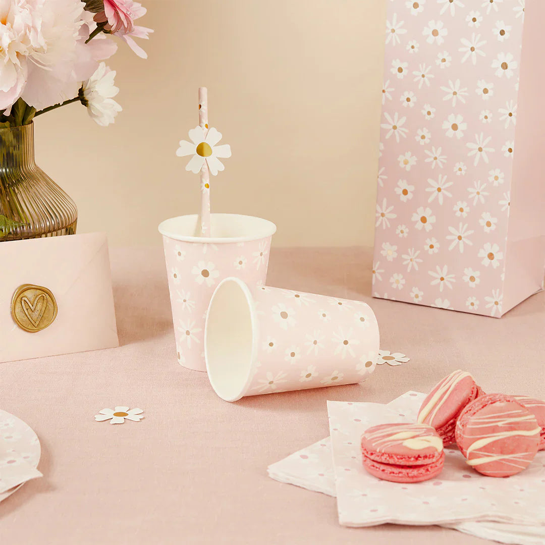 Daisy Paper Cups (Pack of 8) - Anilas UK