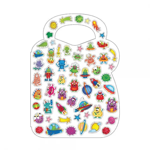 Colouring & Sticker Bag Book: Animals & Monsters