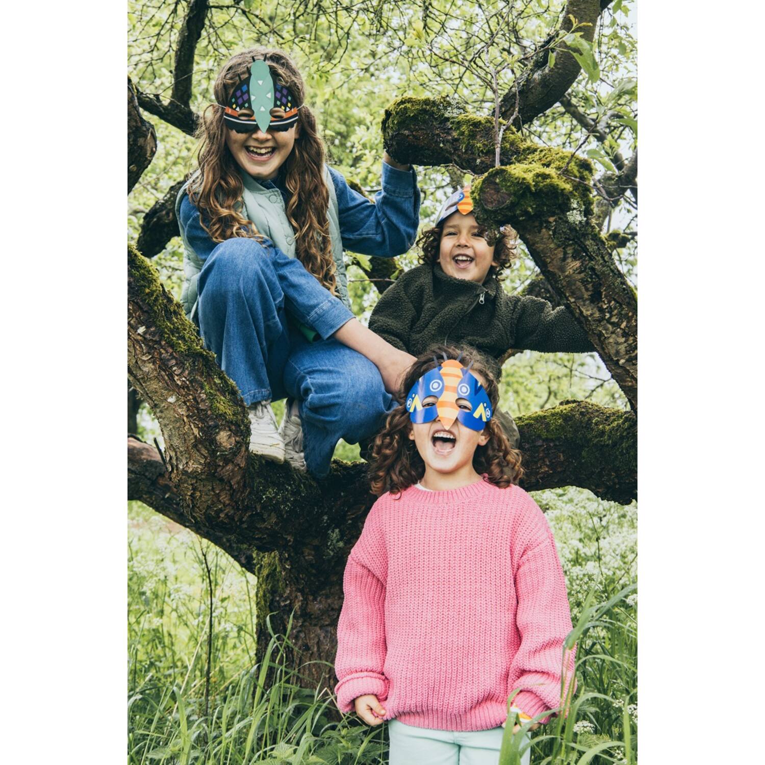 Paper Masks - Buzzing Bugs (6 pieces) - Anilas UK