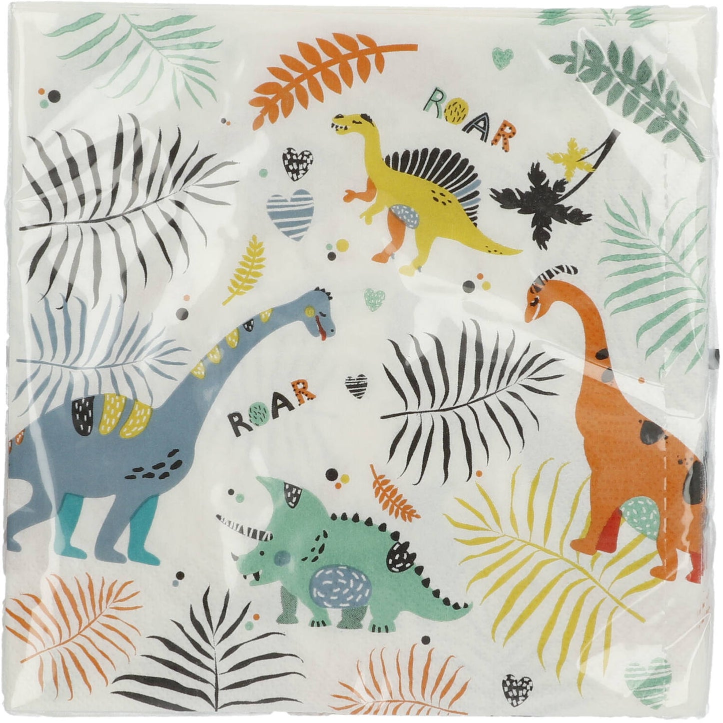 Dino Roars Napkins (Pack of 20) - Anilas UK