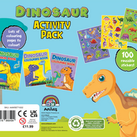 Dinosaur Activity Pack back view - Anilas UK