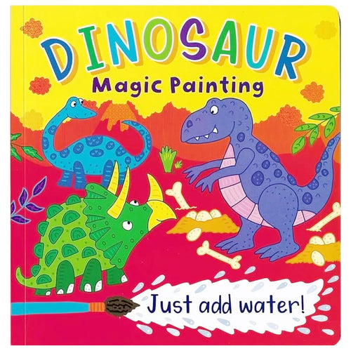 Dinosaur Magic Painting Book 25 Pages for kids’ crafts