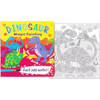 
              Dinosaur Magic Painting Book with mess-free water painting
            