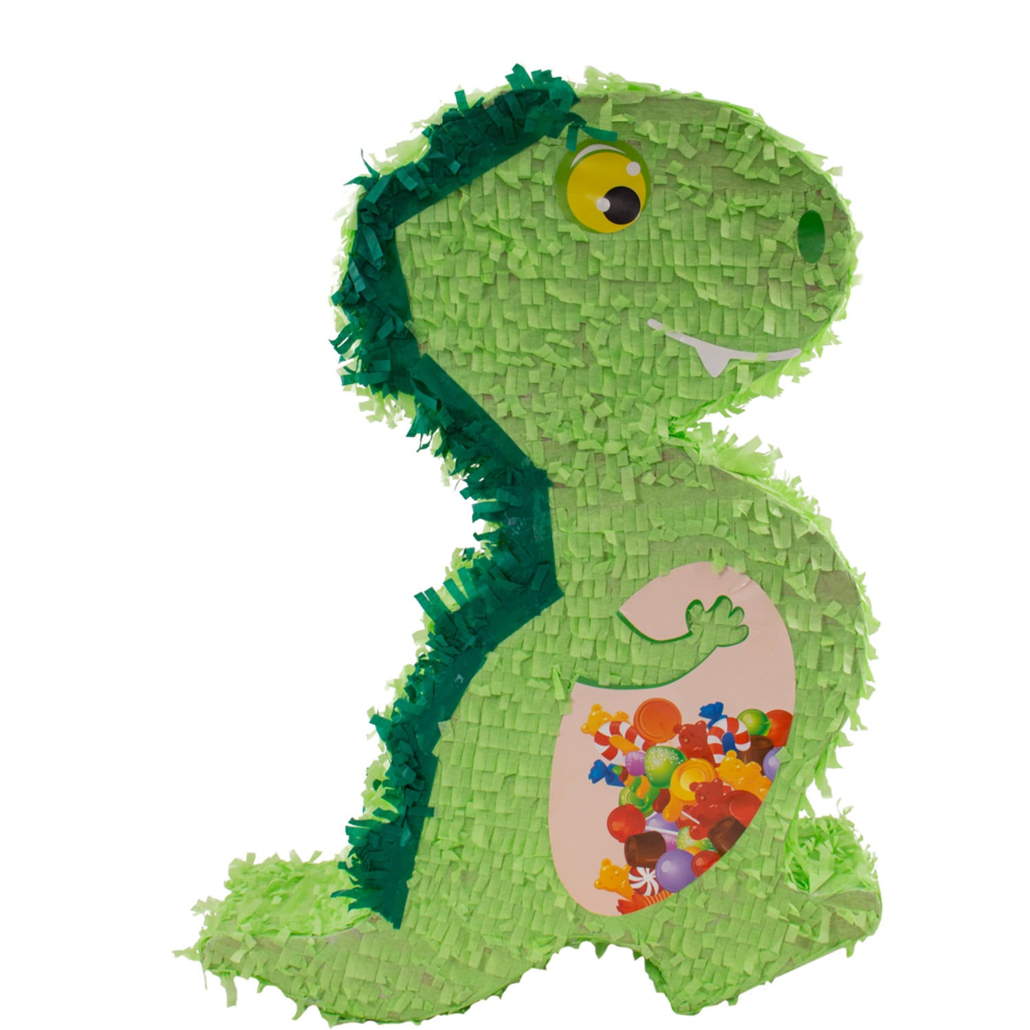 Hanging Dinosaur Pinata 55cm ready for party fill and swing