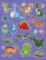 
              Dinosaur Activity Pack sticker sheet 2
            